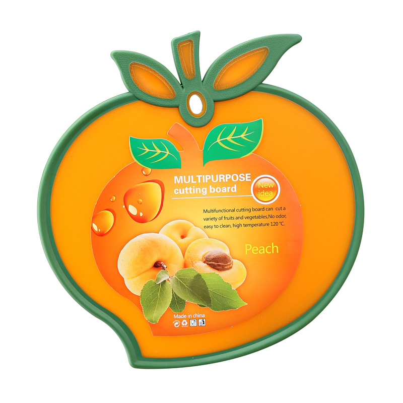 Plastic Anti Slip Cutting Board Fruit Shaped Chopping Board Apple Cutting Board