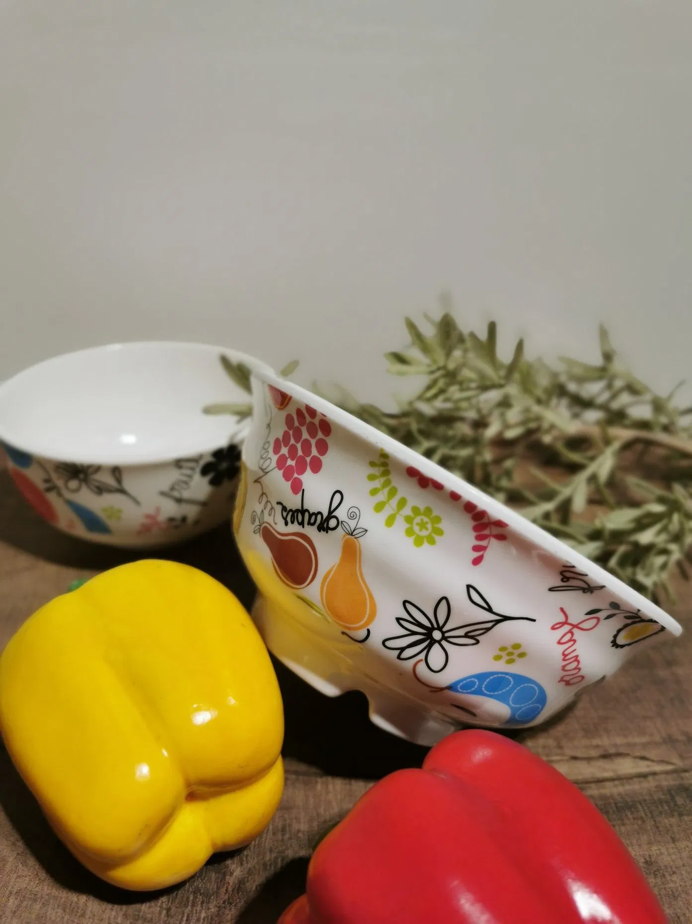 Tea Cup Bowl Melamine Tableware White Bowl