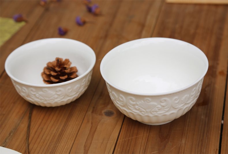5 Inch Tableware Decor Porcelain Dinnerware Ceramic Dinner Bowls