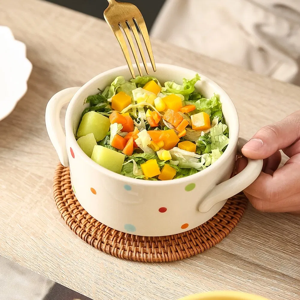 Exquisite Food Grade Ceramic Porcelain Dinnerware Bowl for Conference Meals