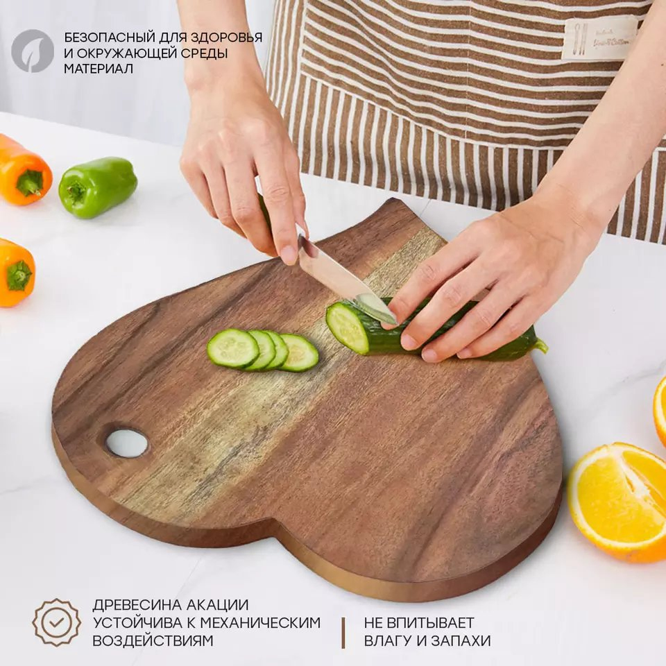 Customized Size Acacia Wood Cutting Board Wooden Serving Board