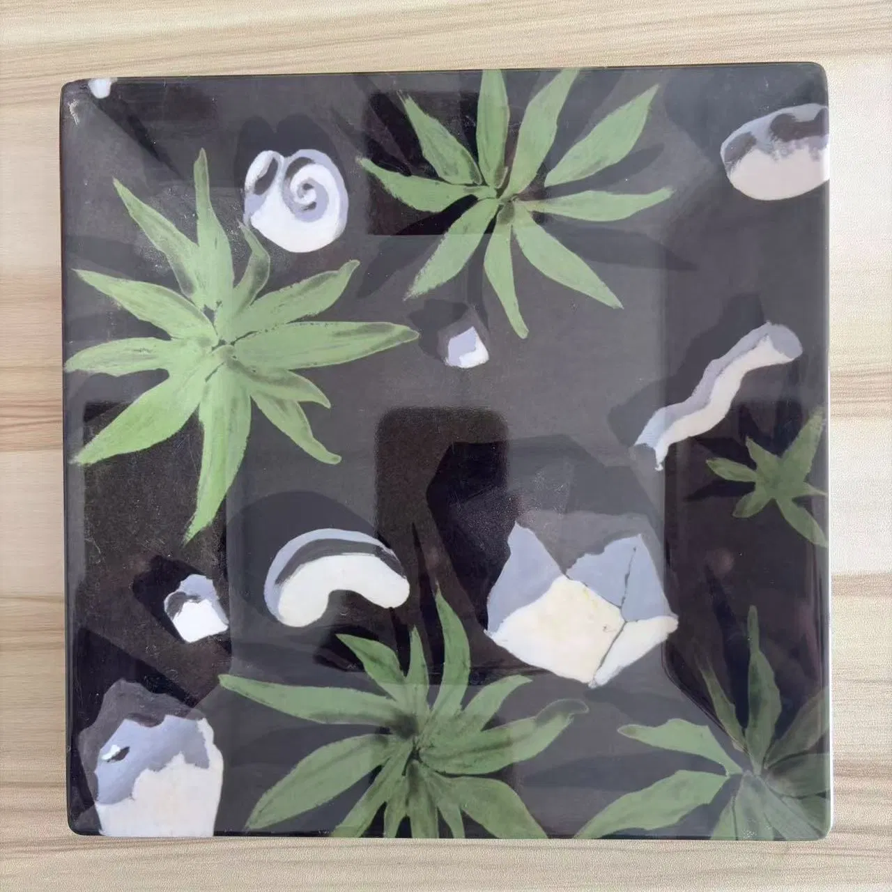 Stylish Melamine Dinnerware Set with Bowls, Plates, Cups, and Spoons