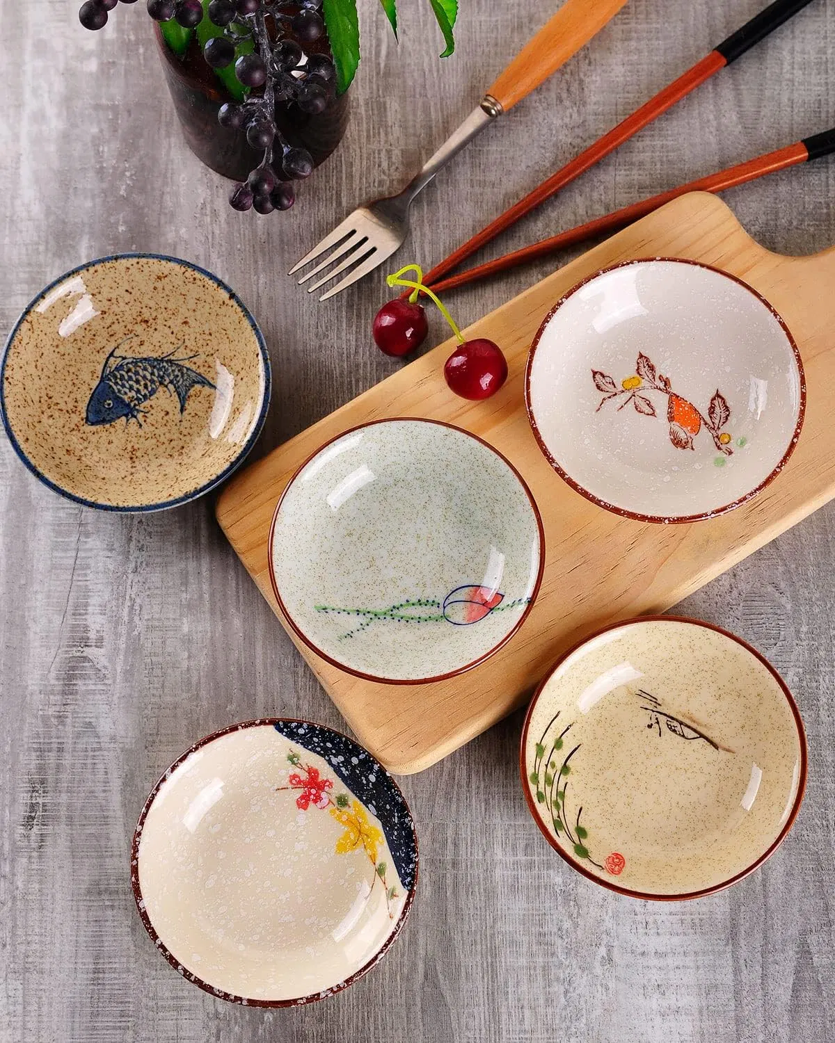 Porcelain Side Dish Ceramic Side Dishes Bowl Seasoning