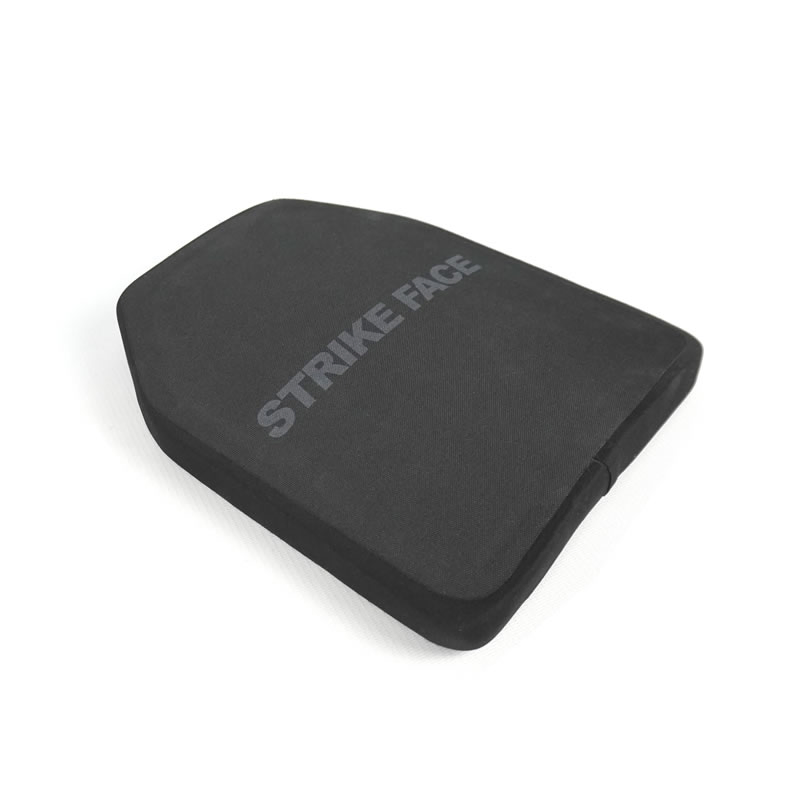 Lightweight 2.8kg Level IV Alumina Ceramic PE Single-Curved Tactical Armor Plates