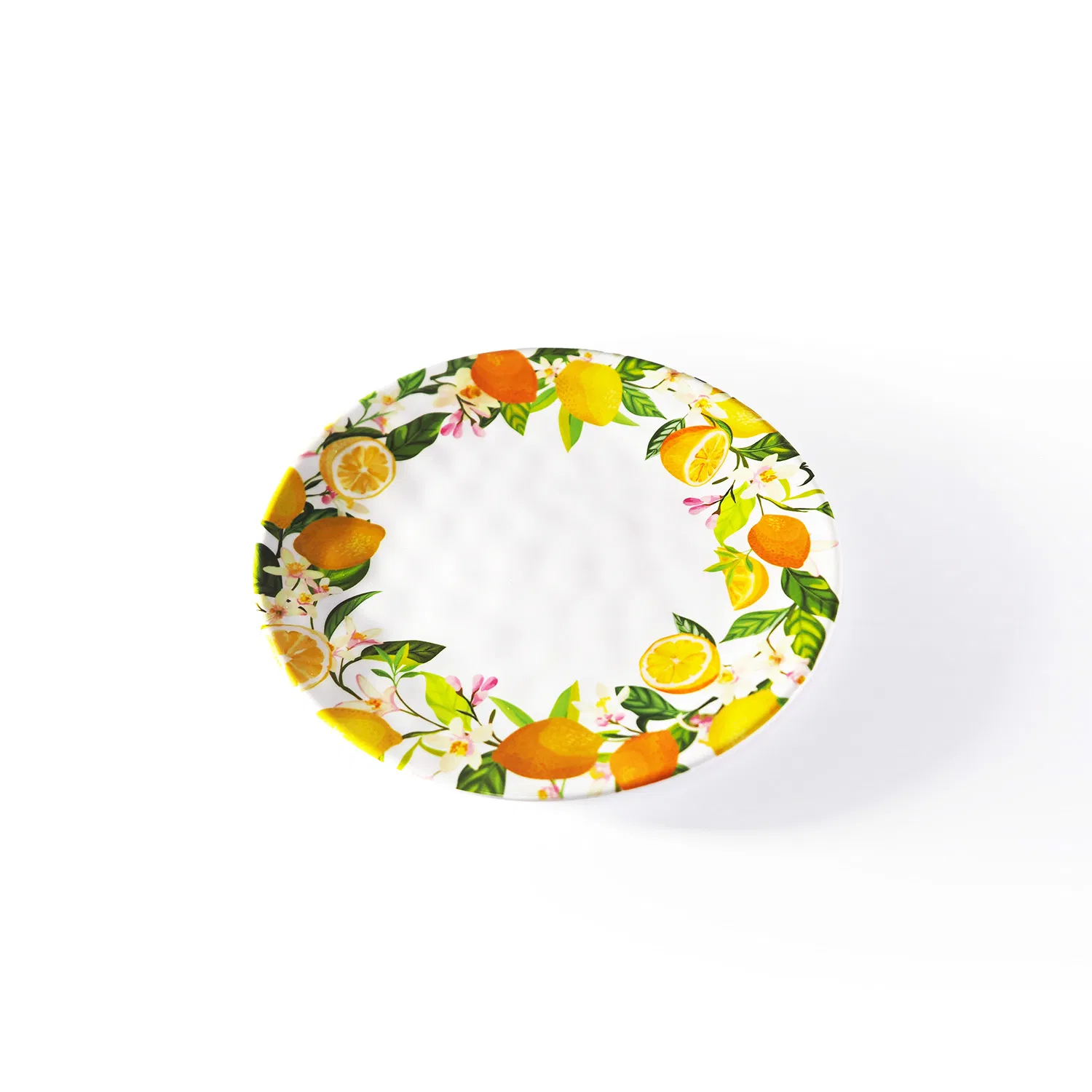 Kitchenware Round Food Plate Tableware 8.5 Inch Melamine Ripple Dish