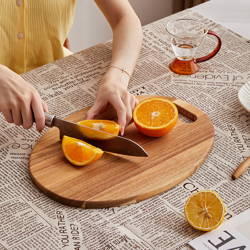 Bamboo and Wood Cutting Board, Household Fruit Cutting Board