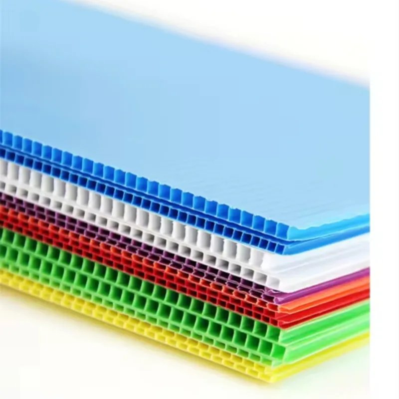 Best Price PP Material White 2-12mm Corrugated Plastic Cutting Board PP Hollow Customized Size Thickness Lightweight Flexible PP Honeycomb Panel for Industrial
