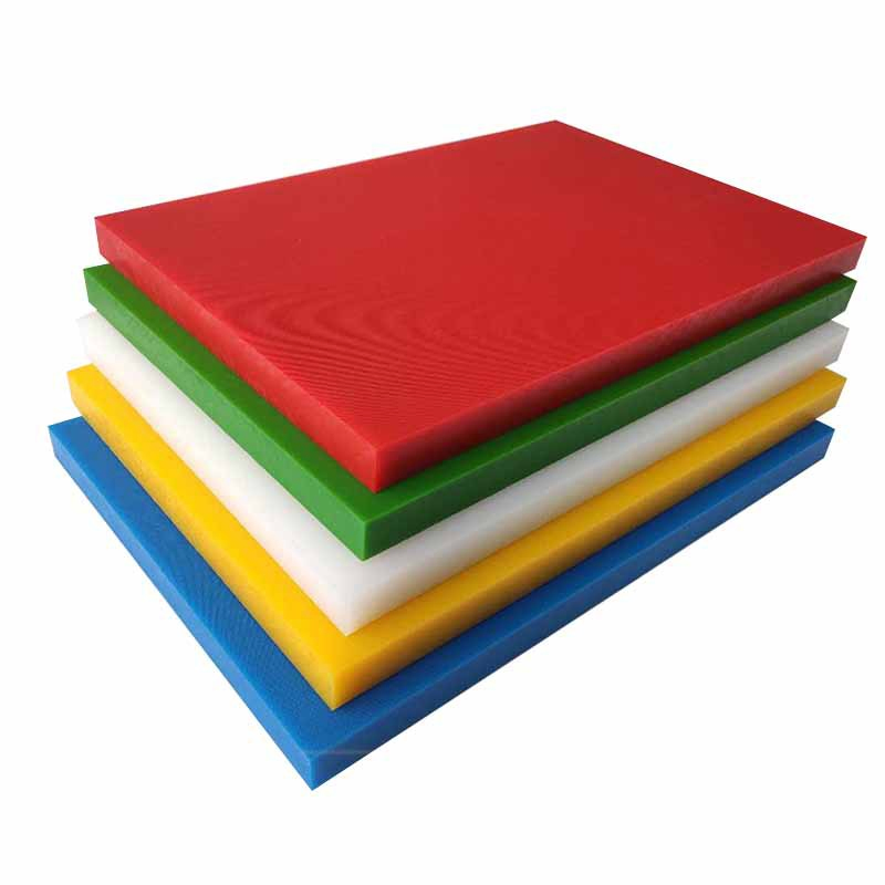 Colorful Meat Fruit Vegetable Kitchen Chopping PE HDPE Plastic Cutting Kitchen Boards