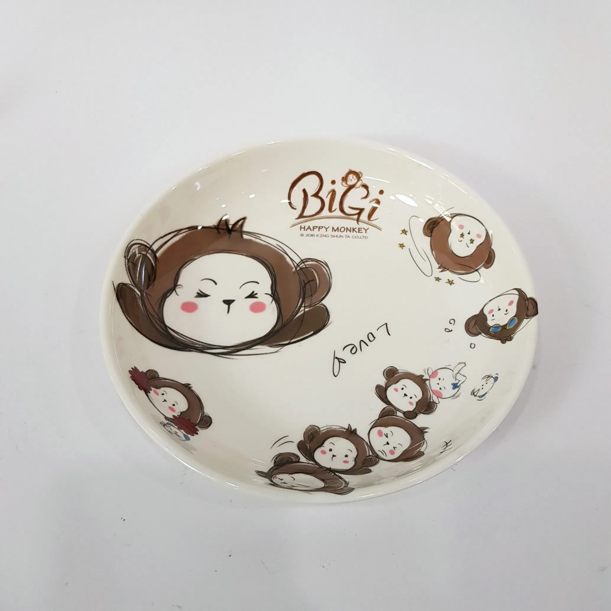 Free Sample 6.4" Kid Tableware Melamine Soup Plate