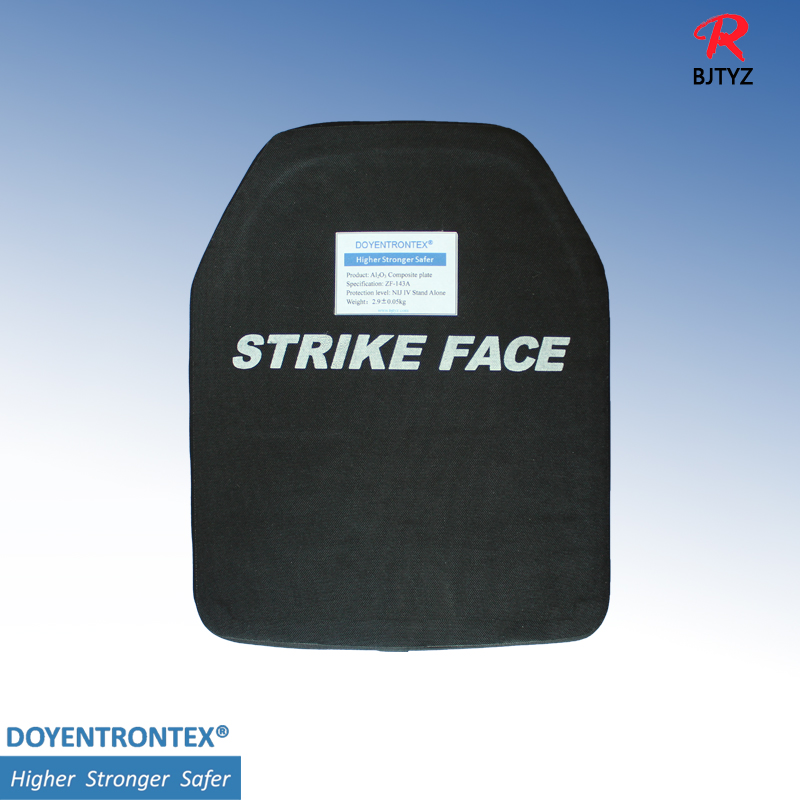 Nij III+ Al2O3+PE Ceramic Ud Bullet and Stab Resistant Body Protection Plate