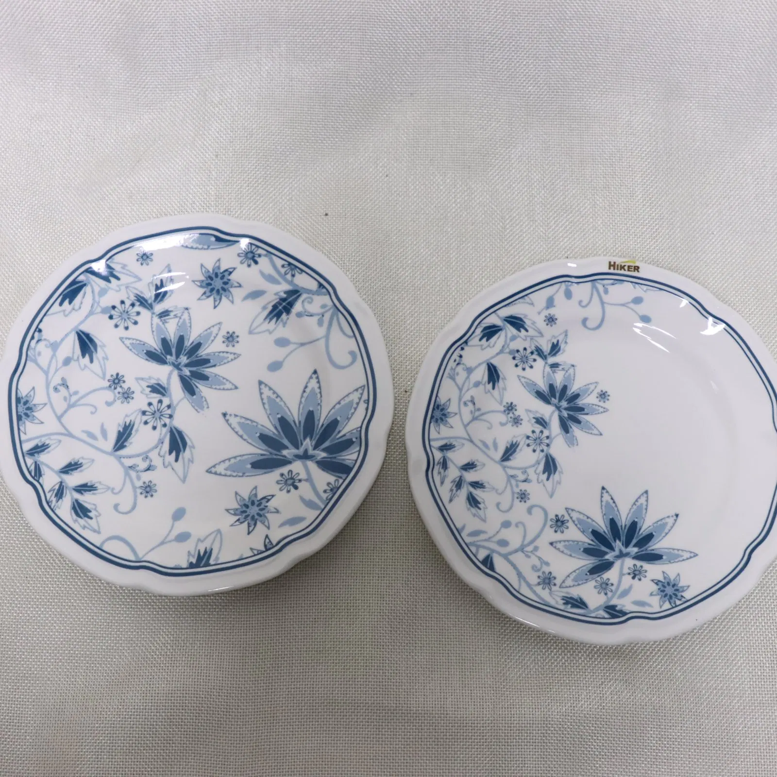 Set of 4PCS Dessert Plates, New Bone China Floral Dessert Ceramic Tableware