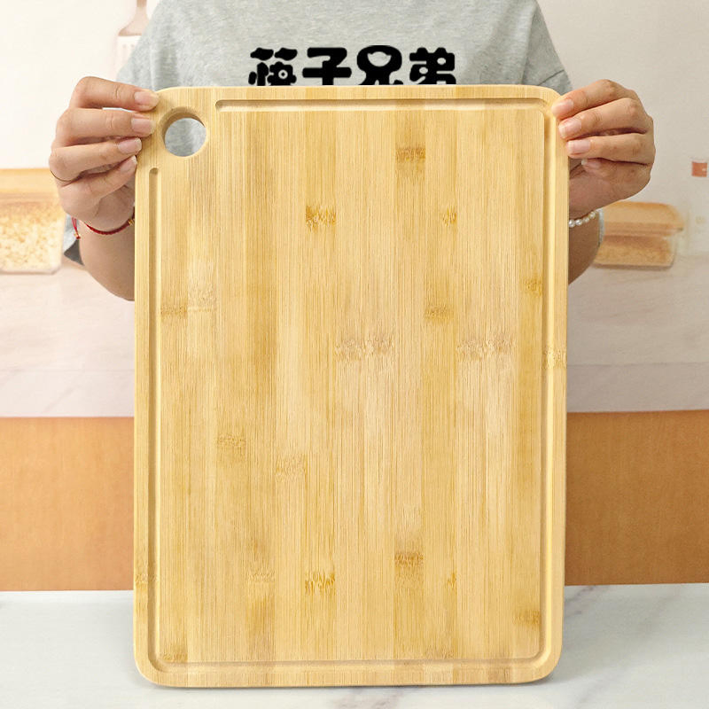 Customized Organic Bamboo Chopping Board Cutting Board Set of 3 for Home Use