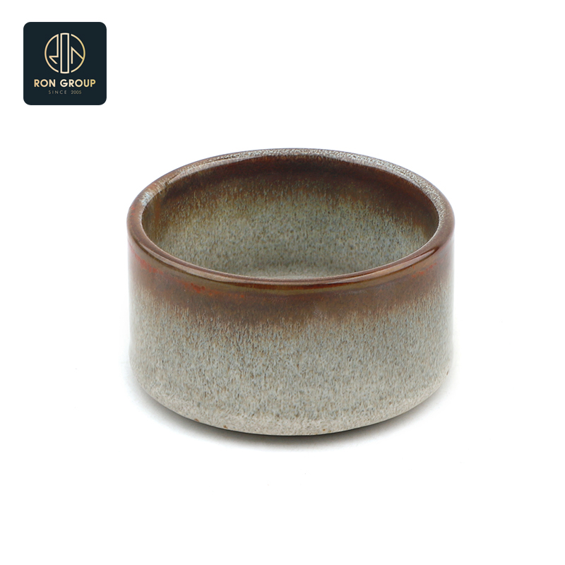 Classic Eco-Friendly Ceramic Porcelain Round Sauce Soup Bowl for Coffee Shop Restaurant Hotel Commercial Dining Use