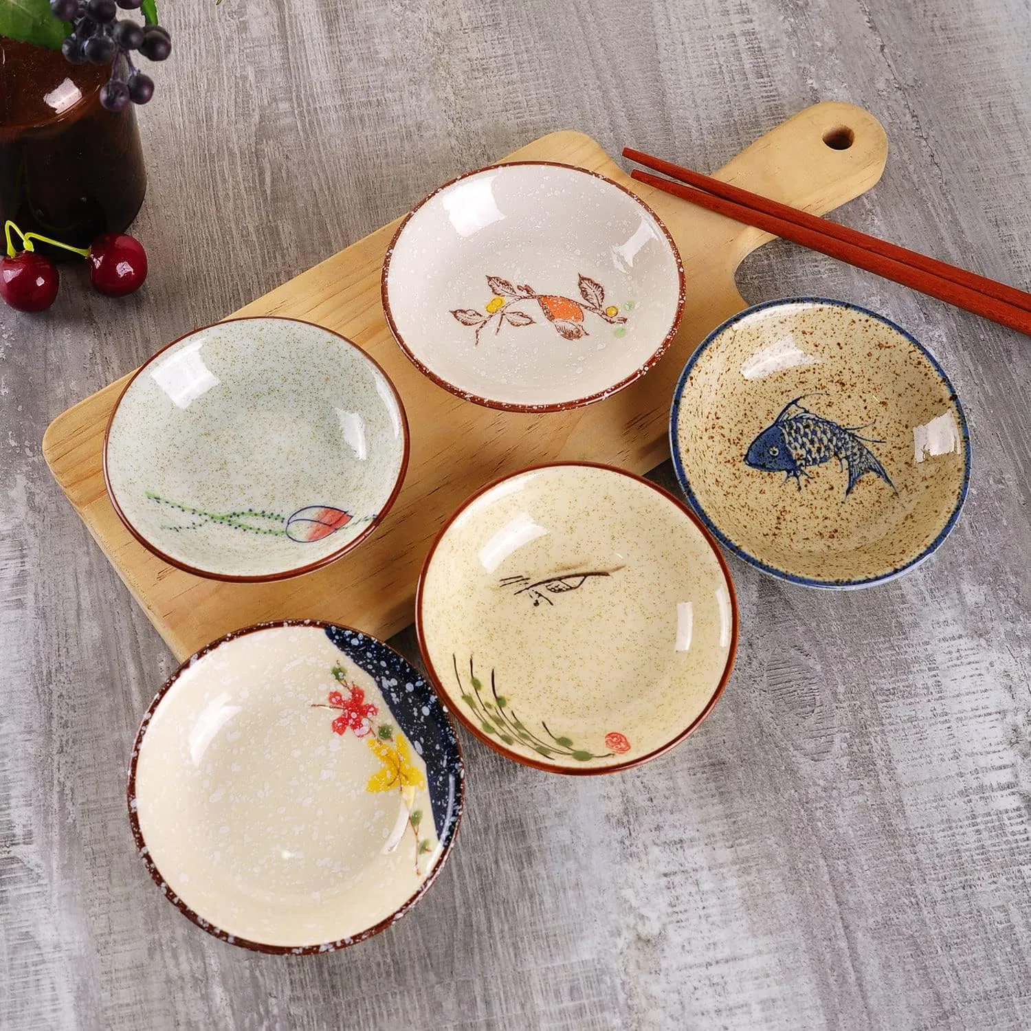 Porcelain Side Dish Ceramic Side Dishes Bowl Seasoning