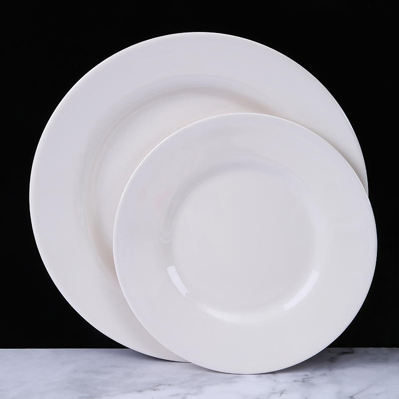Large Food Grade Melamine Plate with Restaurant Round 14-Inch Plate Hot-Selling