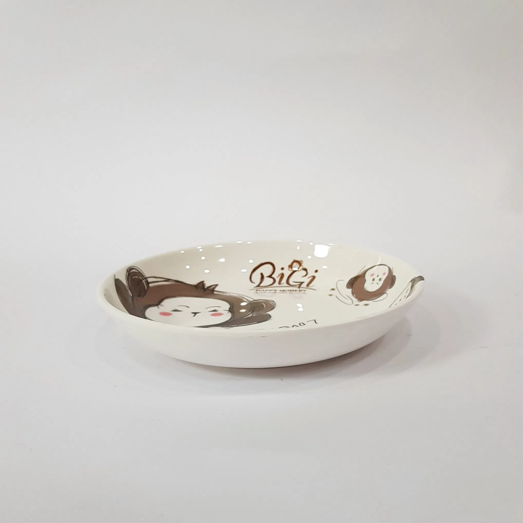 Free Sample 6.4" Kid Tableware Melamine Soup Plate