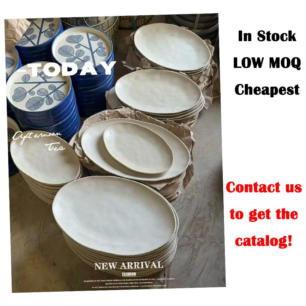 High Quality Defective Porcelain Plate Ceramic Dinnerware Set Crockery Plate Tableware