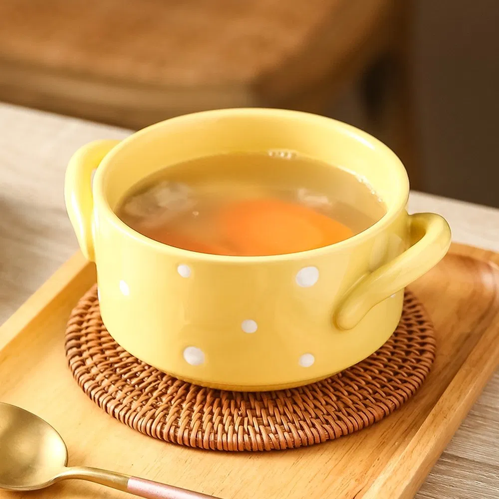 Exquisite Food Grade Ceramic Porcelain Dinnerware Bowl for Conference Meals