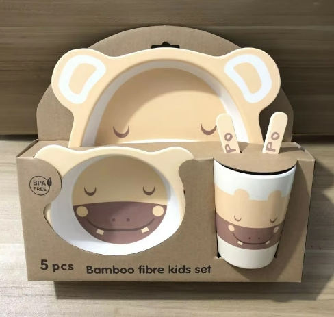 Aohea Casual Luxury Tableware Compartments 4 Pack Unbreakable Dinner Plates 9 Inch PP Reusable Deep Plastic Adult Teenager Dinner Melamine Plate