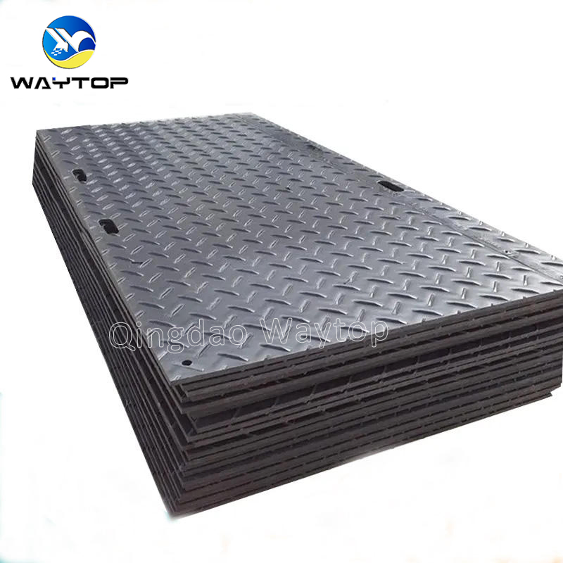 Flexible 4' X 8' HDPE Ground Protection Mat for Seaside Applications