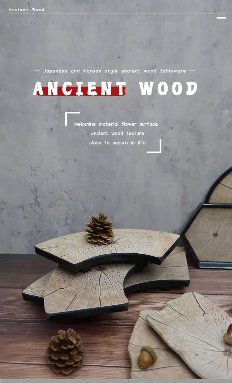 Retro Japanese Melamine Plate