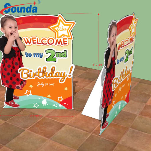 Plastic Sign Printing Die Cutting PVC Foam Advertising Board Sign
