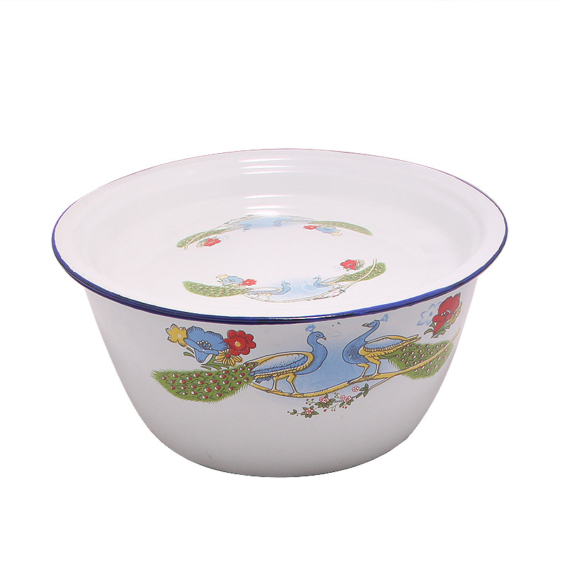 Enamel Finger Bowl Personalized Cooking Pot Chinese Porcelain Ceramic Tableware