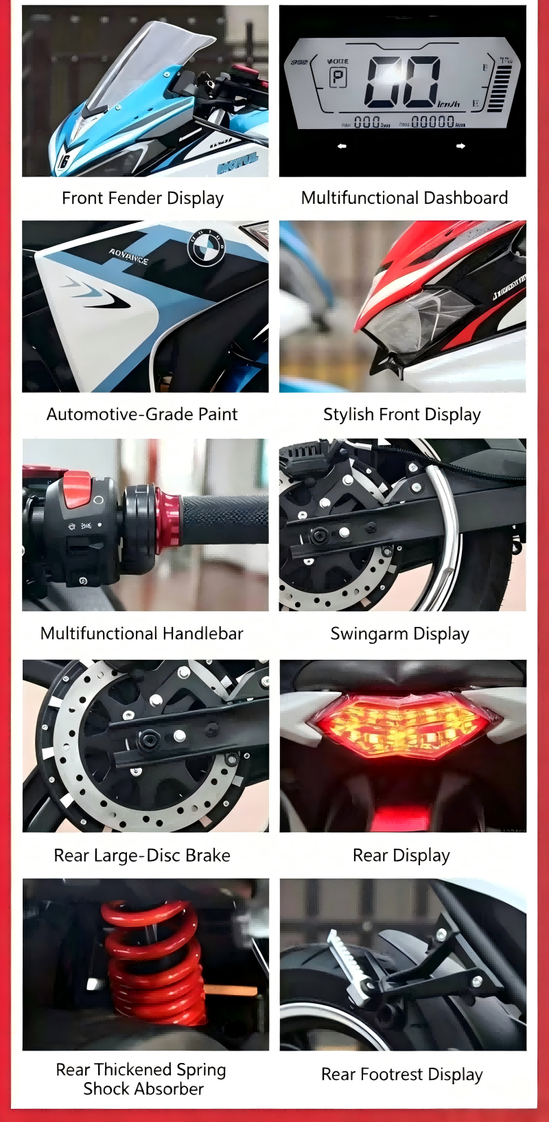 Electric Sport Motorcycle Feature 3