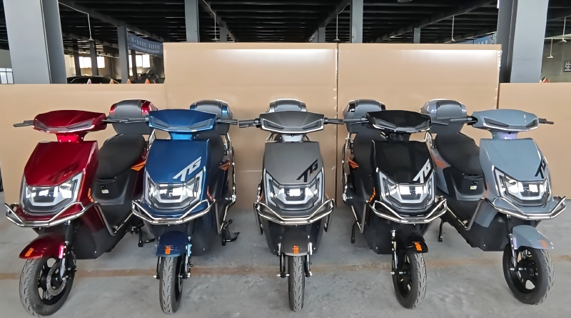 Electric Scooter Front View