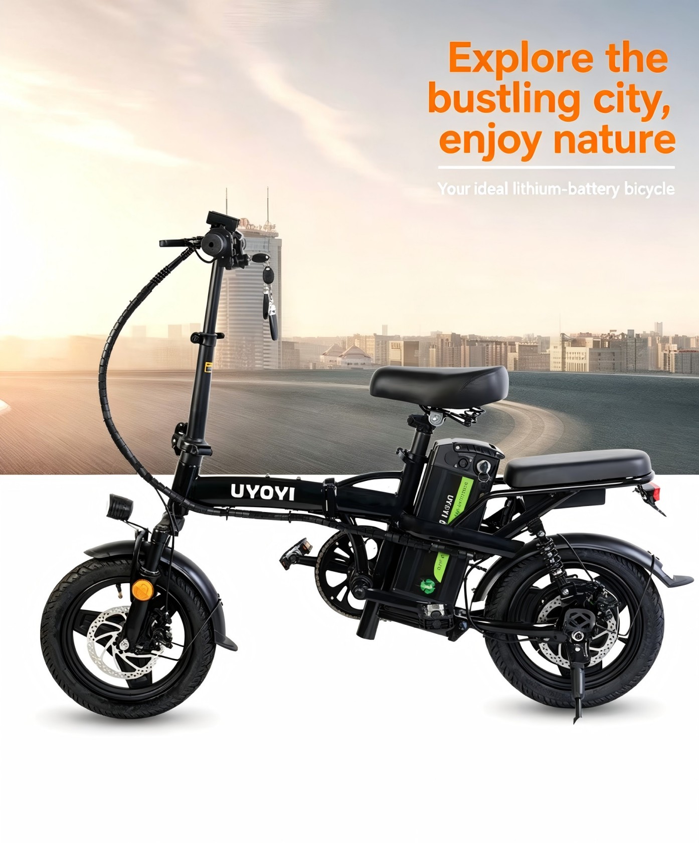 Foldable Electric Bike Detail 1