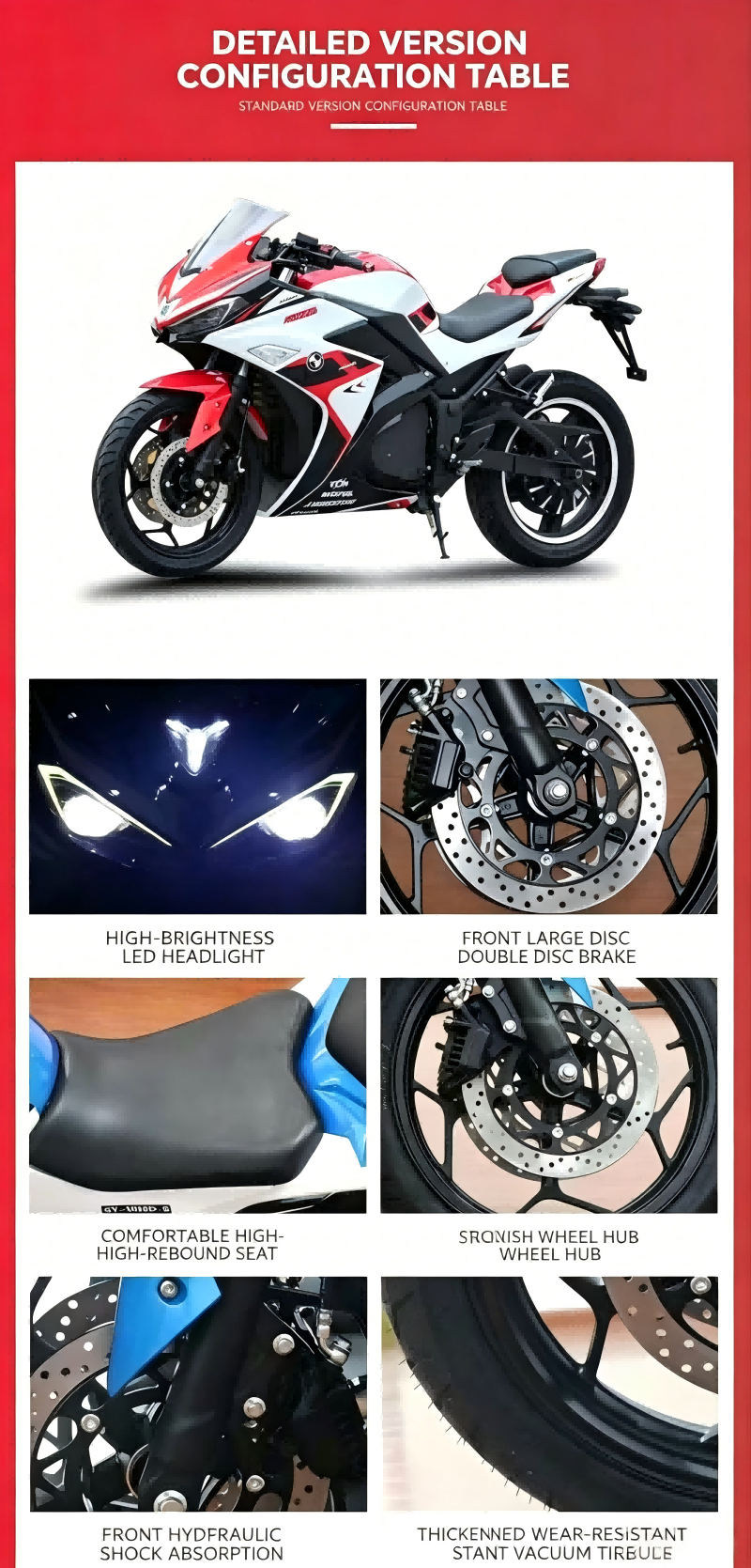Electric Sport Motorcycle Feature 2