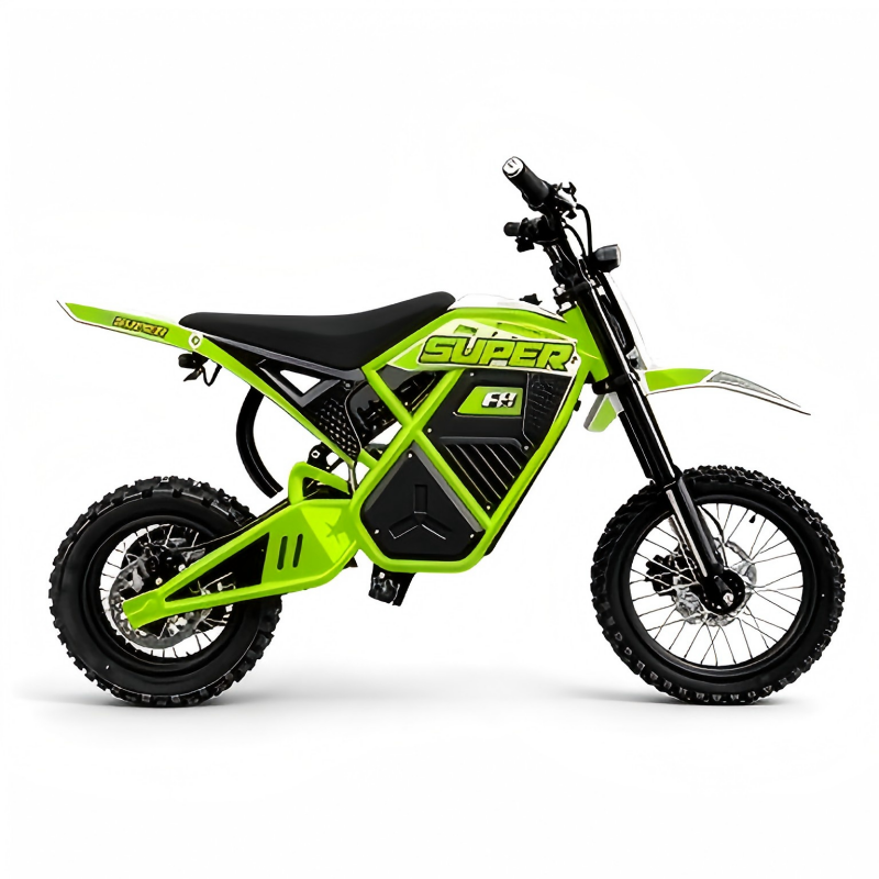 Electric dirt bike frame details