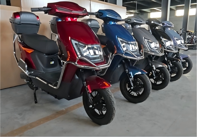 Electric Scooter Side View