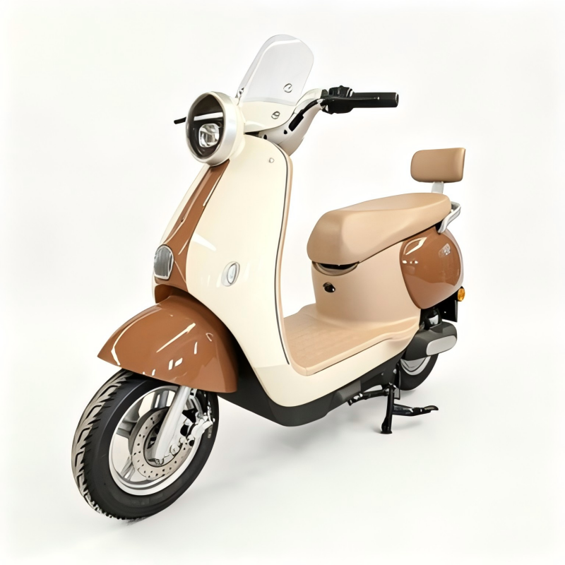 vintage macaron electric scooter detail 15