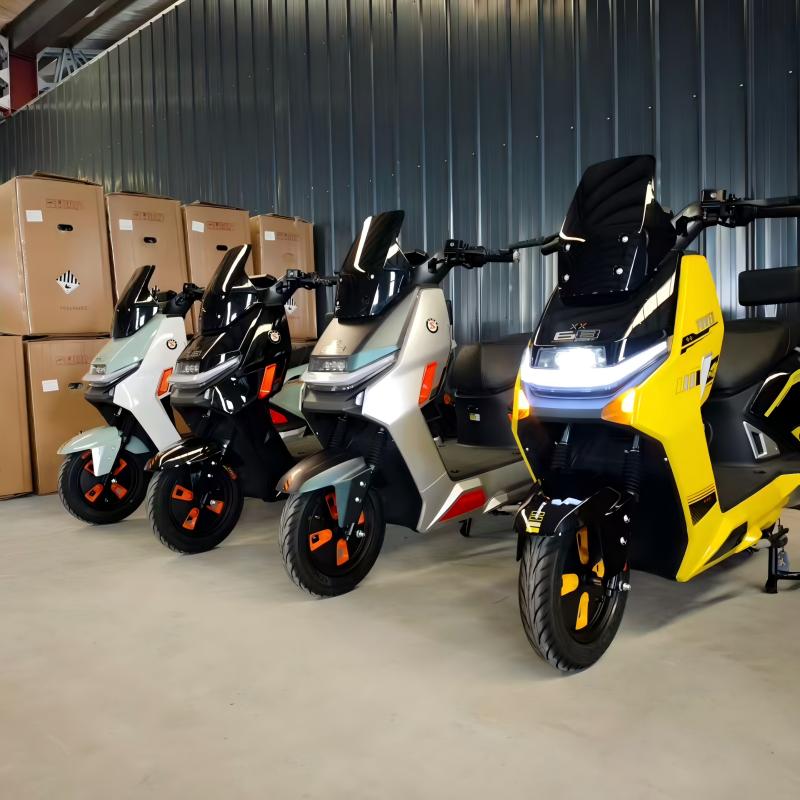 Sporty Urban Electric Scooter Side View