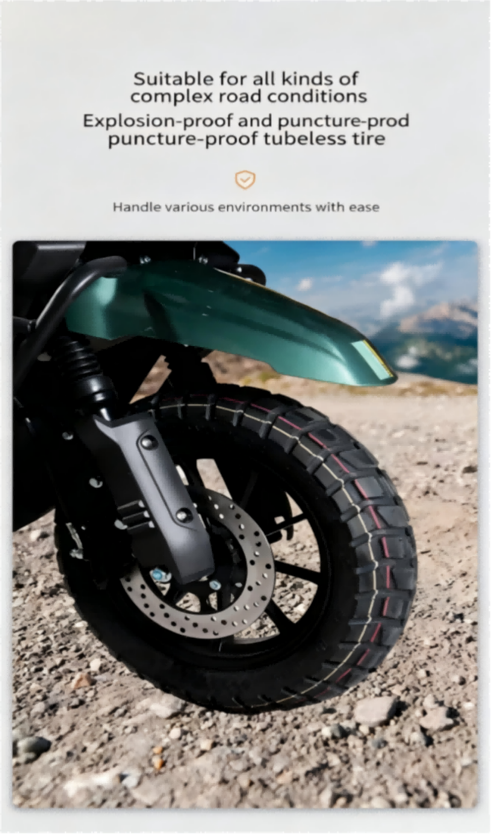 Tank Off-Road Electric Scooter Details 3