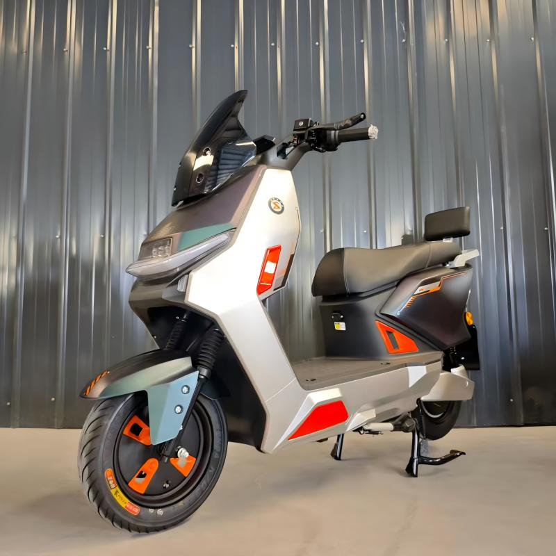 Sporty Urban Electric Scooter Front View