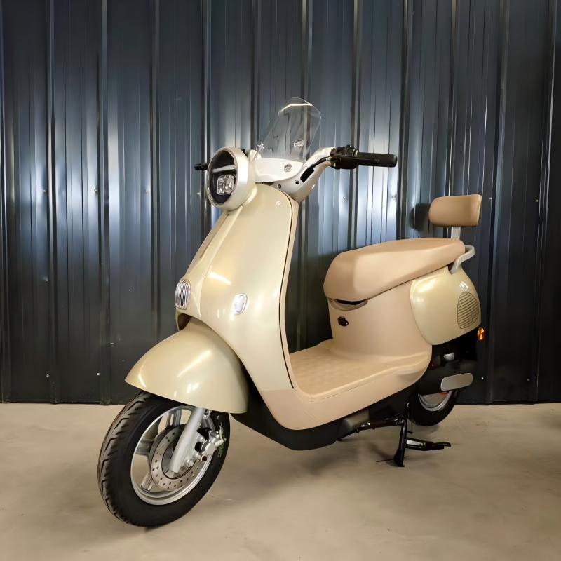vintage macaron electric scooter detail 5