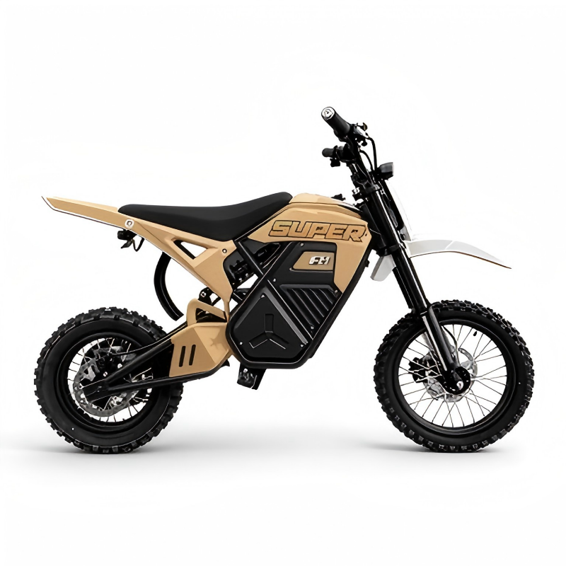 Electric dirt bike battery compartment