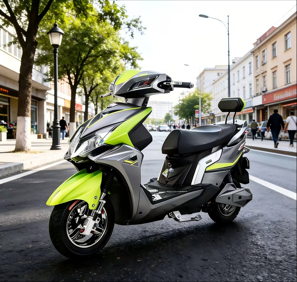 Electric Scooter Angle View