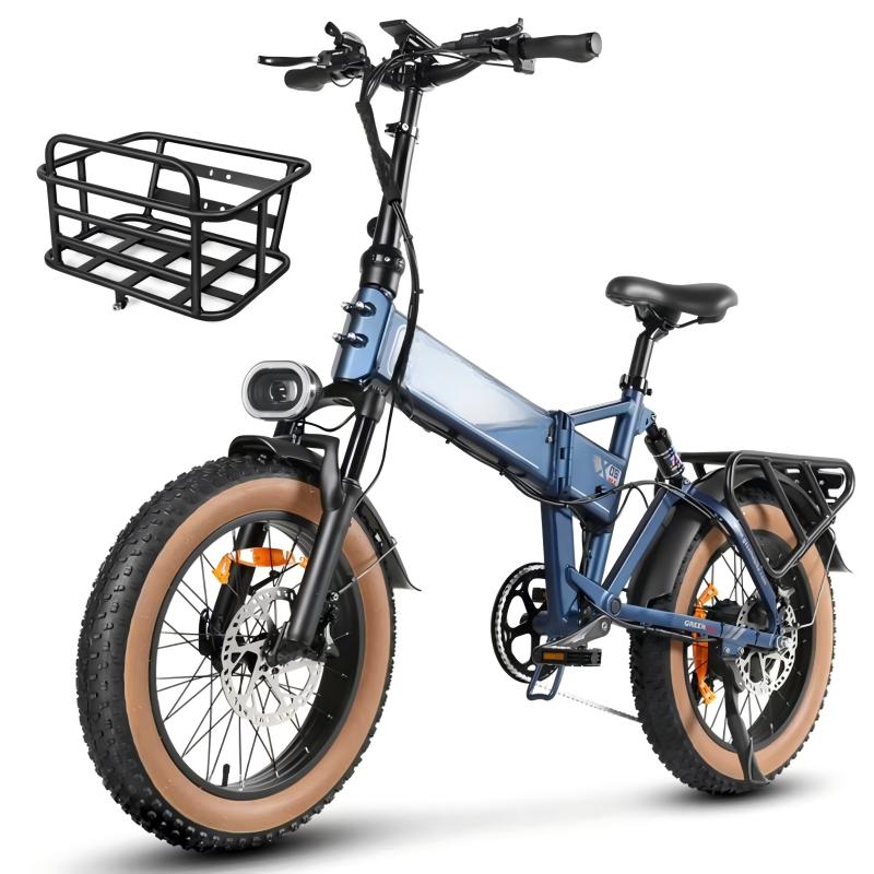 Compact folding electric bicycle