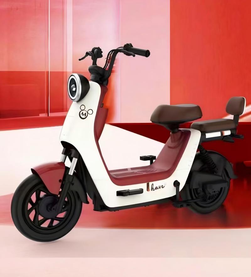 Two-Seater Commute E-Bike Detail View