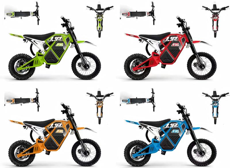 High-power adult electric dirt bike front view
