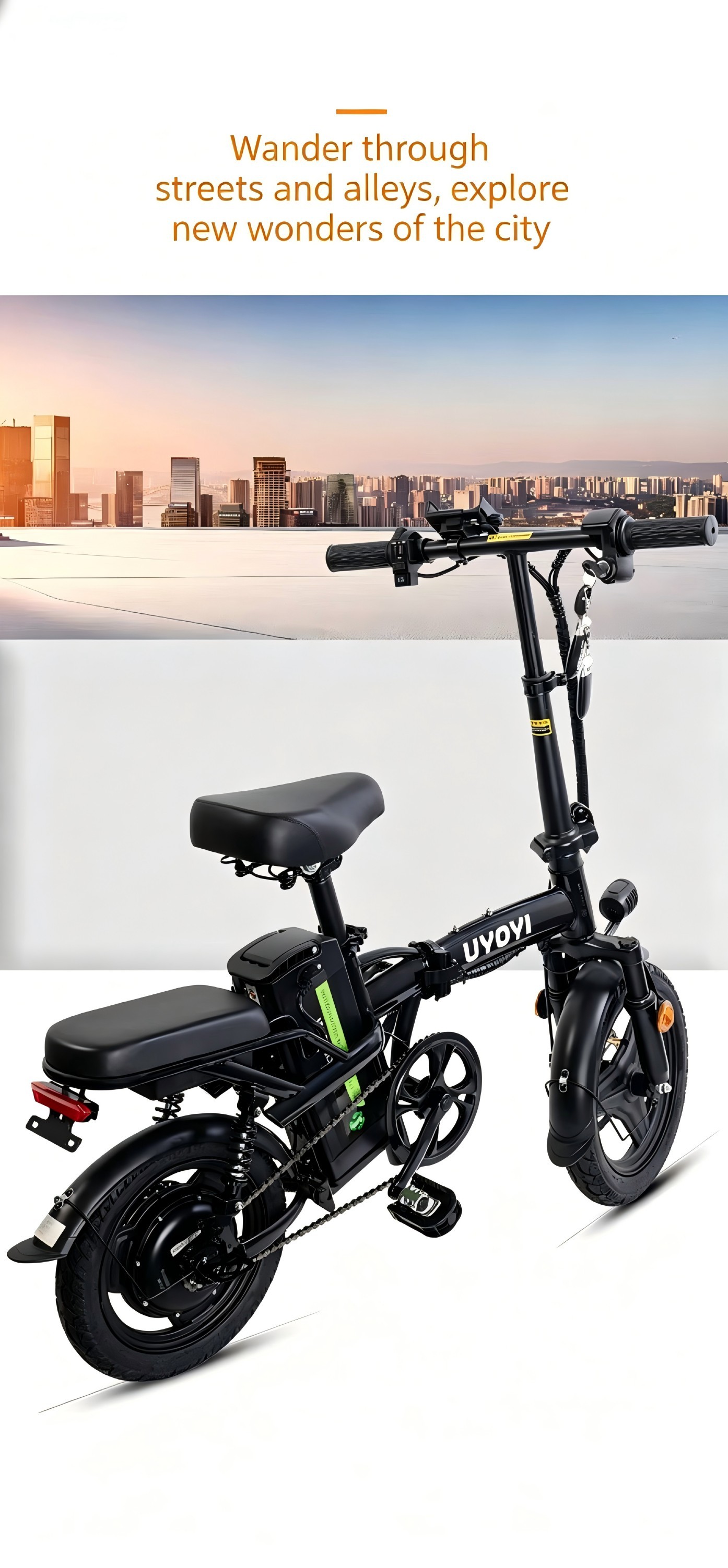 Foldable Electric Bike Detail 2