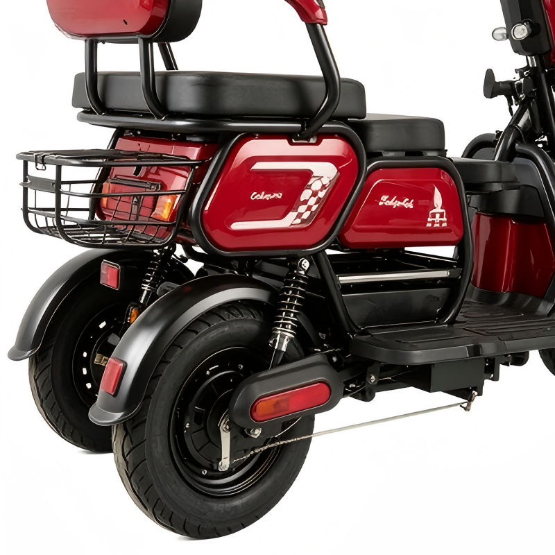 Large Metal Front Basket of Electric Tricycle