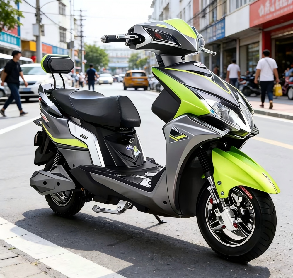Electric Scooter Side View