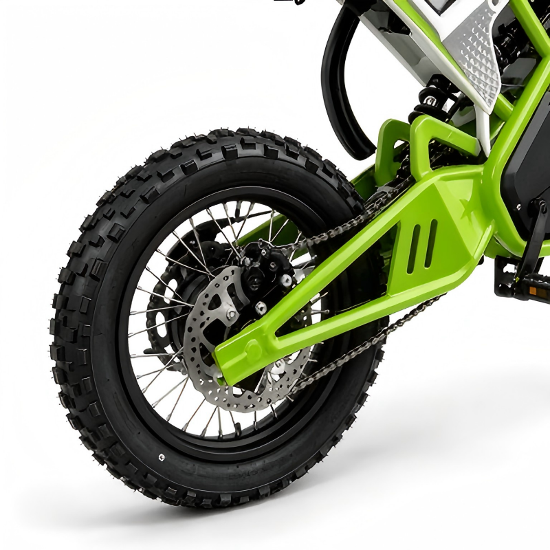 Electric dirt bike color options orange