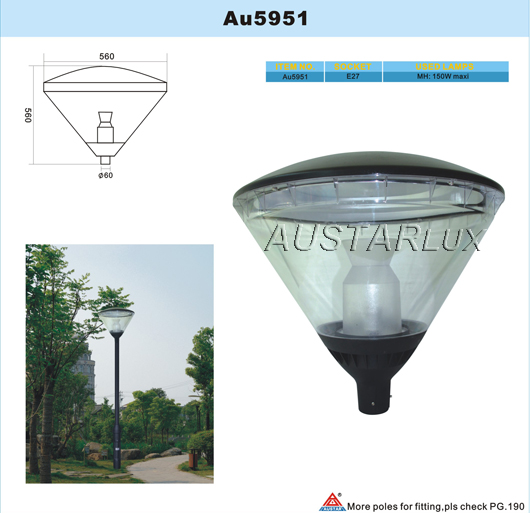 AU5951 Luminaire Product Diagram