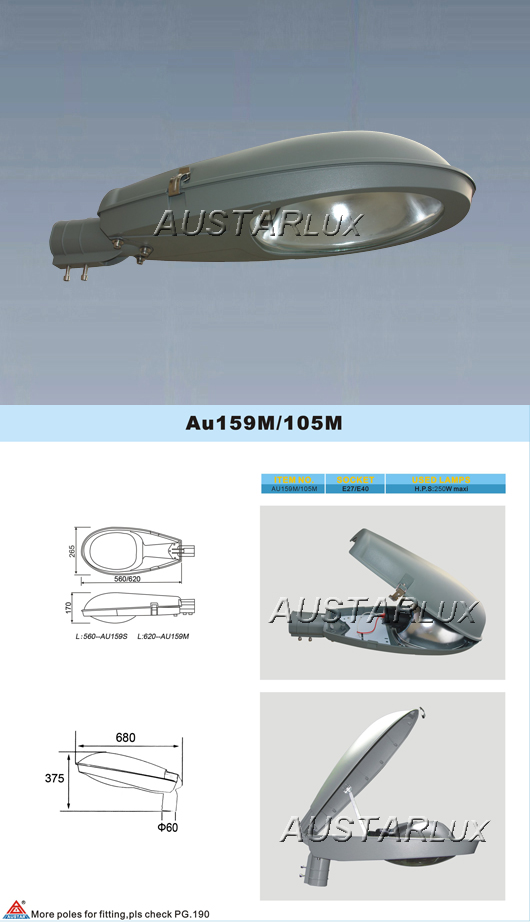 AU159M luminaire details