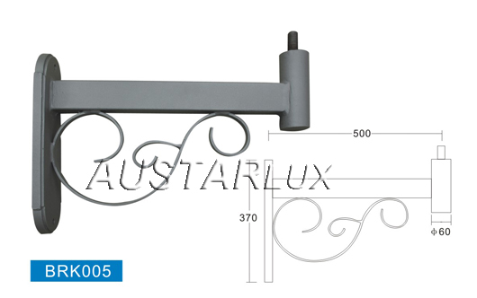 BRK005 steel sheet and tube welded bracket